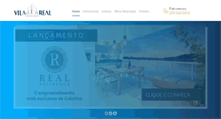 Desktop Screenshot of construtoravilareal.com.br